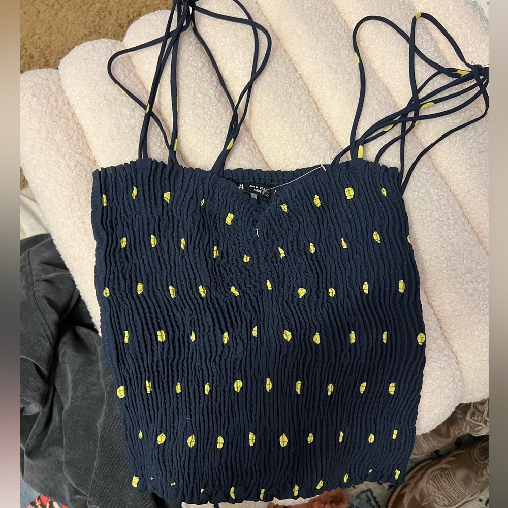 Zara smocked tank